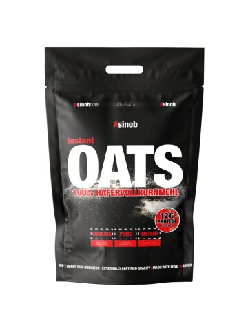Sinob Instant Oats - feines Hafermehl zur vielseitigen Verwendung (4000g Beutel)