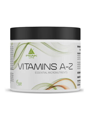 Peak Vitamins A-Z 180 Tabletten Dose