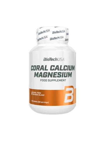 Biotech USA Coral Calcium Magnesium, 100 Tabletten