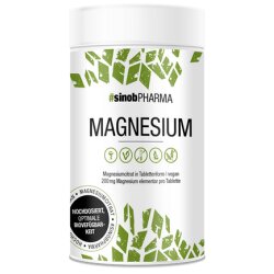 Sionb Magnesium Citrat - 120 Tabletten mit organischen...