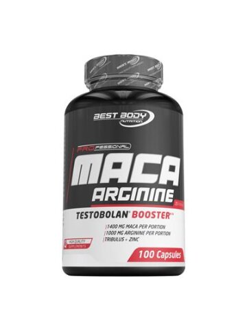 Best Body Nutrition Testobolan - Kapseln mit Maca, L-Arginin & Vitalstoffen (100 Stück)
