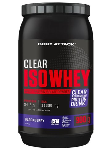Body Attack Clear Iso Whey 900g Dose