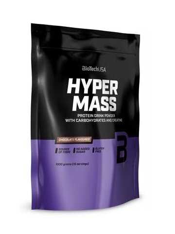 BioTechUSA Hyper Mass - Weight Gainer mit Protein & Kohlenhydraten (1000g Beutel)