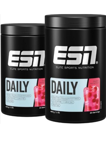 ESN Daily - All-in-One Pulver mit Kollagen, L-Glutamin, Kreatin & Leucin (480 g Dose)