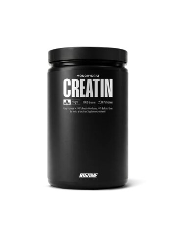 Big Zone Creatine Monohydrate - 100 & reines Kreatin-Pulver für intensives Training (1000 g)