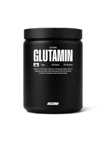 Big Zone L-Glutamin - reines Aminosäurepulver (500 g Dose)