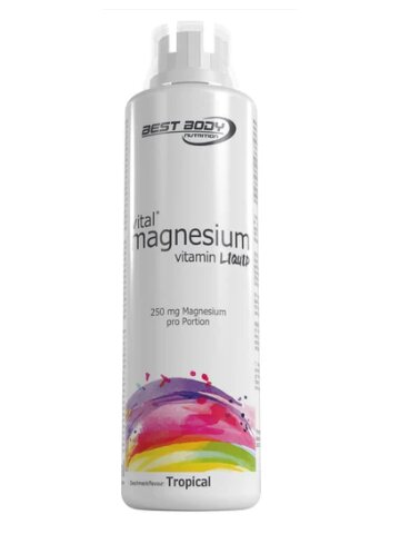 Best Body Nutrition Magnesium + Vitamin Liquid - Tropical (500 ml)