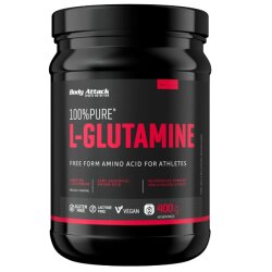 Body Attack 100 % Pure L Glutamine - 400g Dose