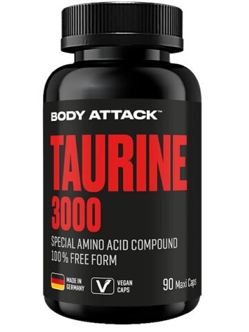 Body Attack Taurine 3000 - 90 Caps Dose