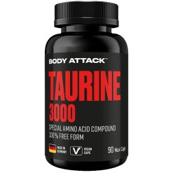 Body Attack Taurine 3000 - 90 Caps Dose