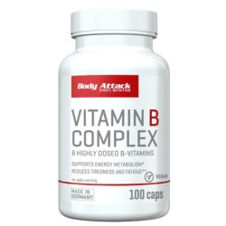 Body Attack Vitamin B Complex - 100 Kapseln Dose
