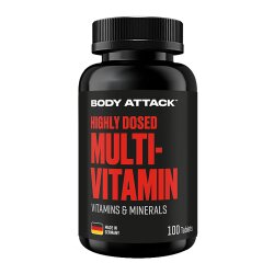 Body Attack Multi Vitamin - 100 Tabletten