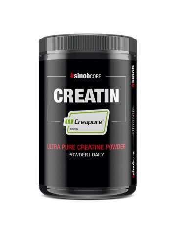 Sinob Creatine Monohydrate Creapure - 100 % reines Marken-Kreatin für körperliche Leistung (500 g)