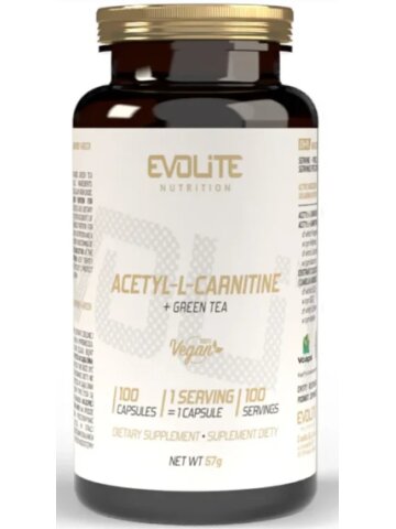 Evolite® Acetyl L-Carnitine + Green Tea - 100 Kapseln