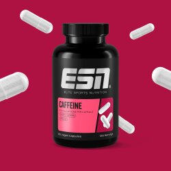 ESN Caffeine Caps - 200 mg reines Koffein pro Kapsel (120...
