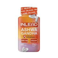 INLEAD Ashwagandha - 500 mg KSM-66...