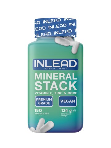 Inlead Mineral Stack - Mineralstoff-Komplex mit Magnesium, Zink, Selen & mehr (150 Kapseln)