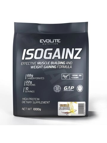 Evolite IsoGainz - Kohlenhydrat-Protein Pulver mit Whey Protein